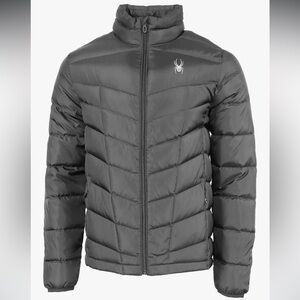 Spyder Pelmo 550 down puffer jacket black men’s small women’s medium/large